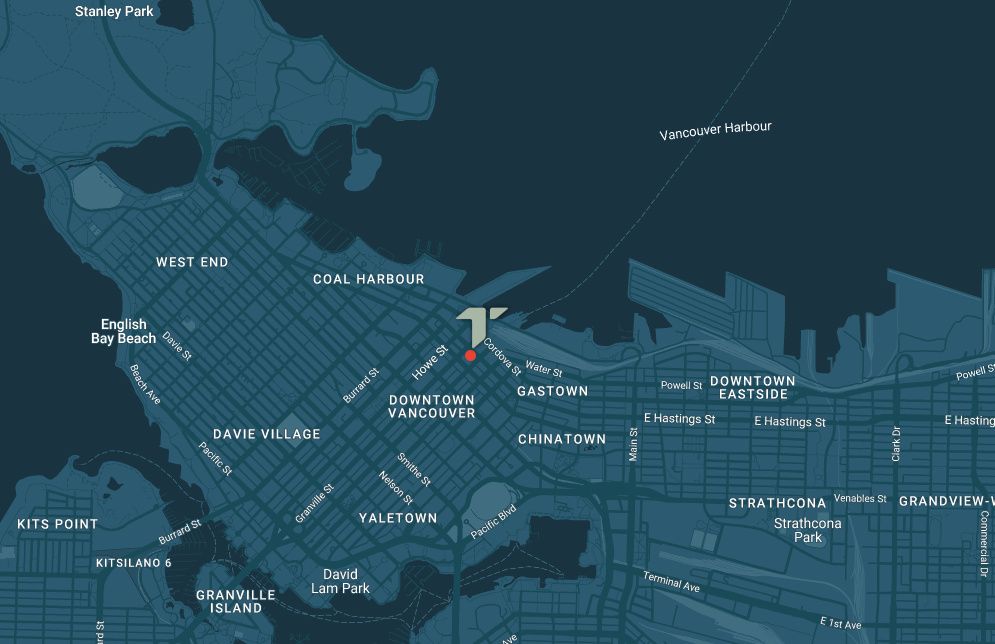 Map of Tetra Realty, Vancouver location